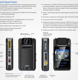 VM780 Видеорегистратор (body-cam)